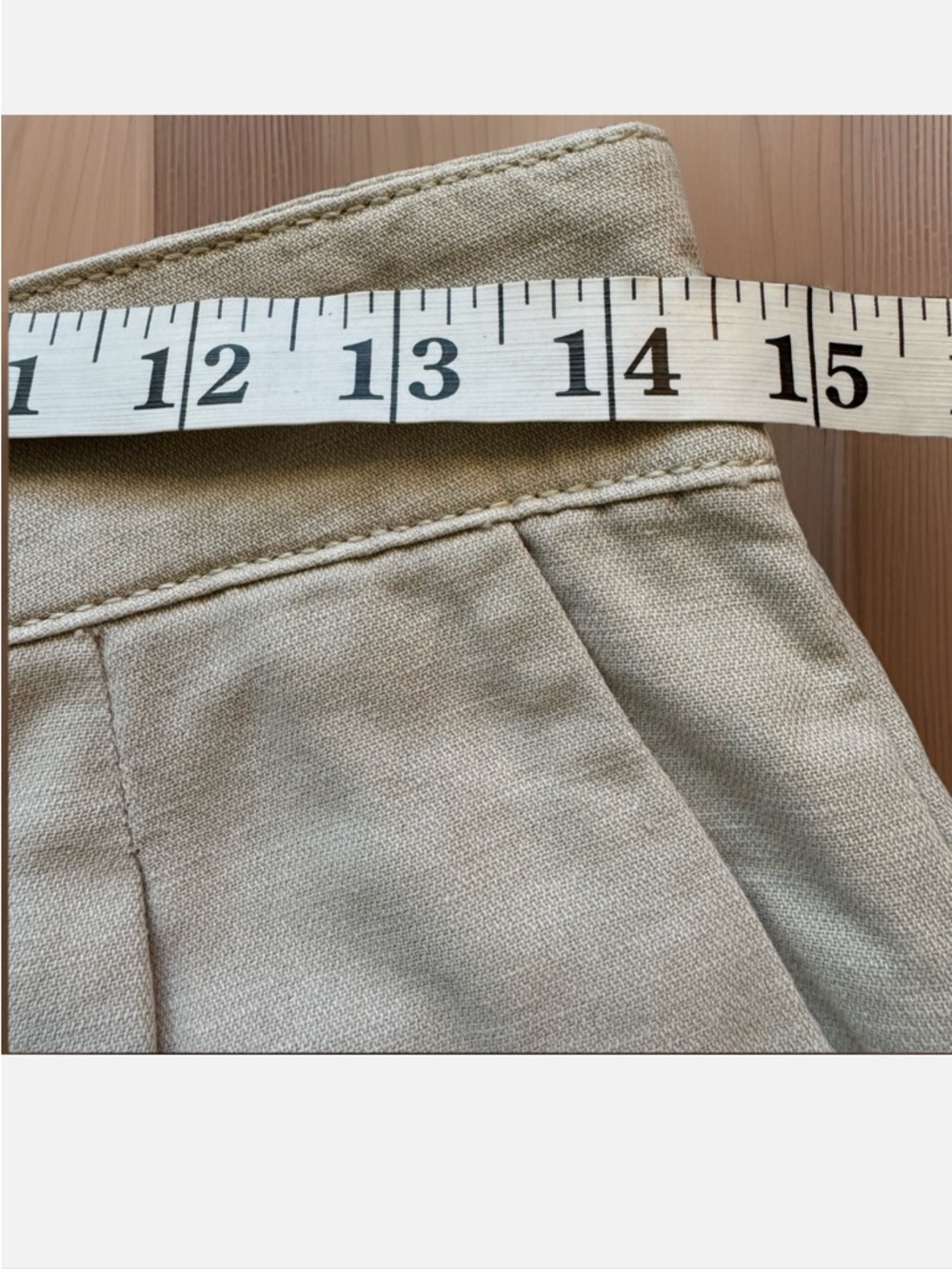 JOIE Shorts Womens X-Small Ivory Rainy Day Linen Blend High Rise Pleated Pockets - Picture 11 of 13